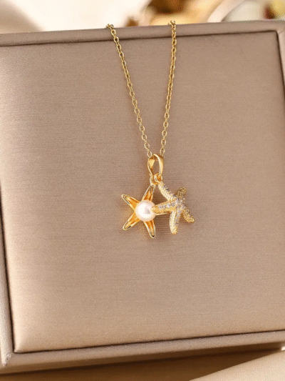 Pearl Star necklace