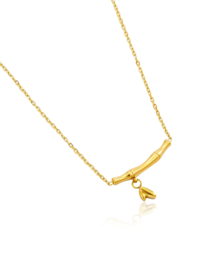 Bamboo mini necklace