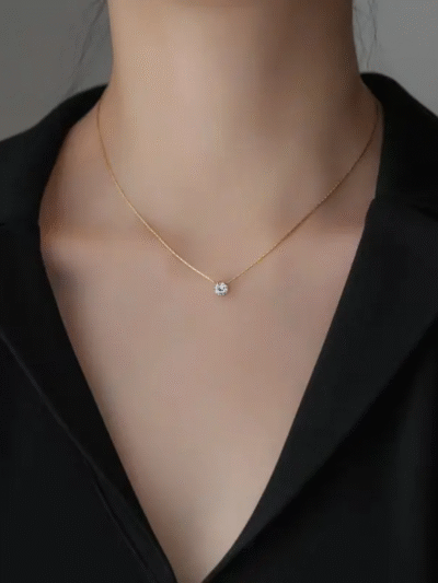 Round Diamond pendant