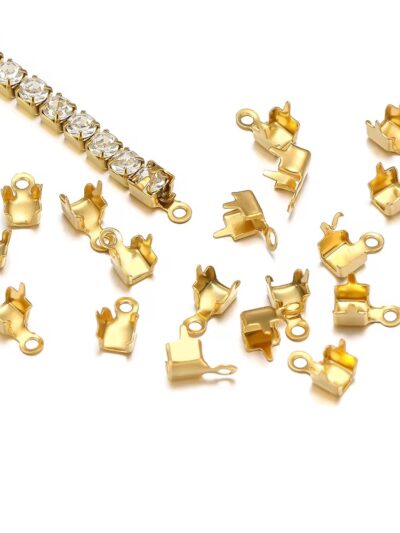 2mm tennis bracelets claw clasp-10 pieces