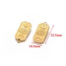 Dainty sun moon charm