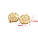 Dainty rising sun charm