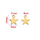 Mini star golden charm