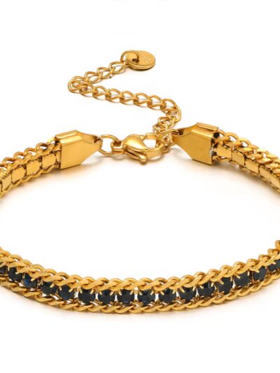 Tennis bracelet black