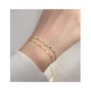 Double layer shine bracelet