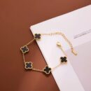 Clover regular bracelets black