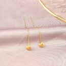 Heart fish hook drops