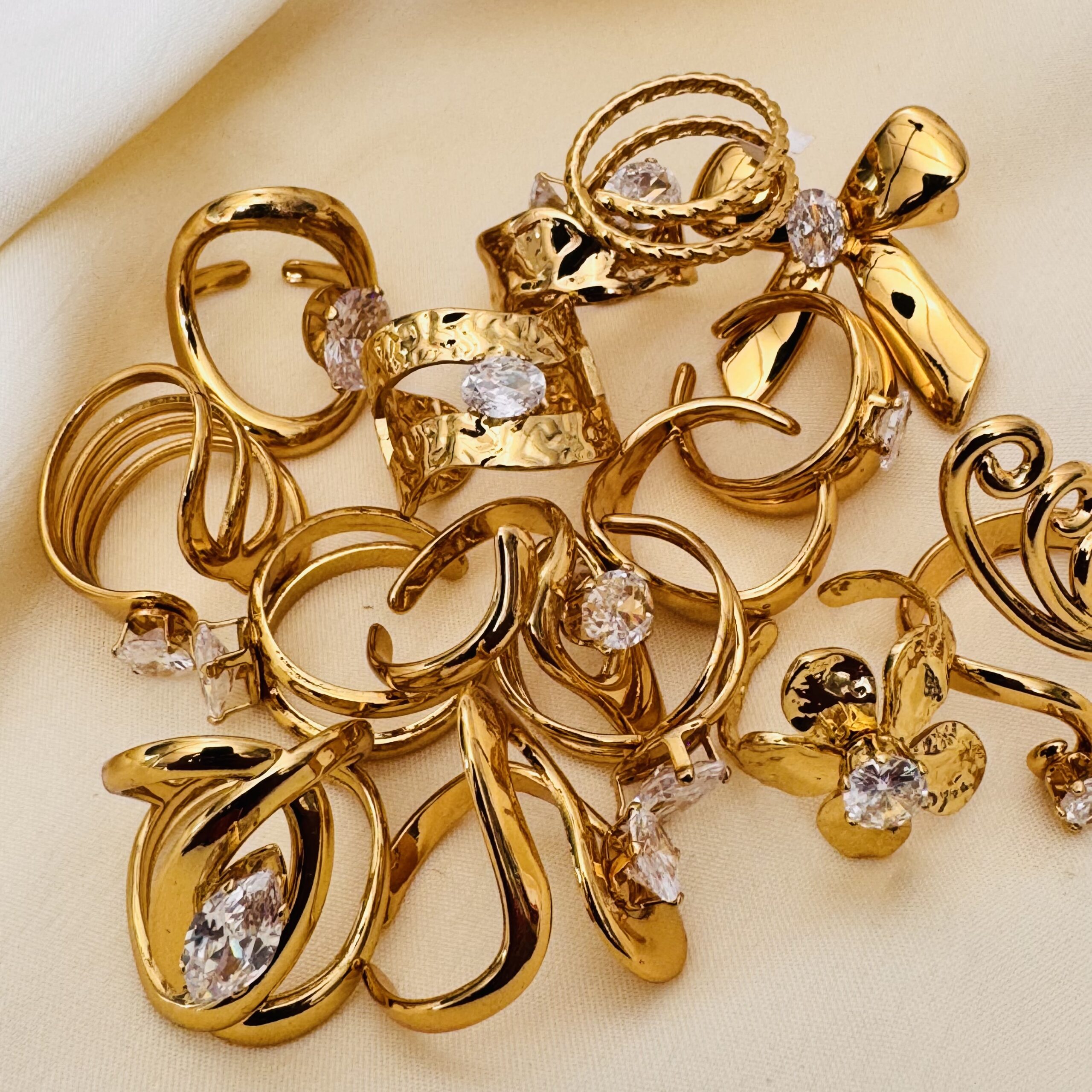 Bold Statement Zirconia Rings